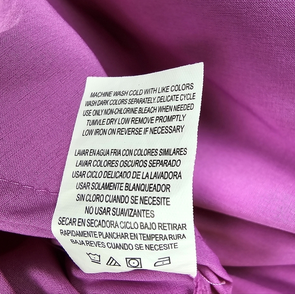 APANA Athletic High Rise Shorts Flowy Purple Womens Size XL Sporty Workout‎ - Picture 8 of 8